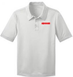 Youth Silk Touch Performance Polo, White